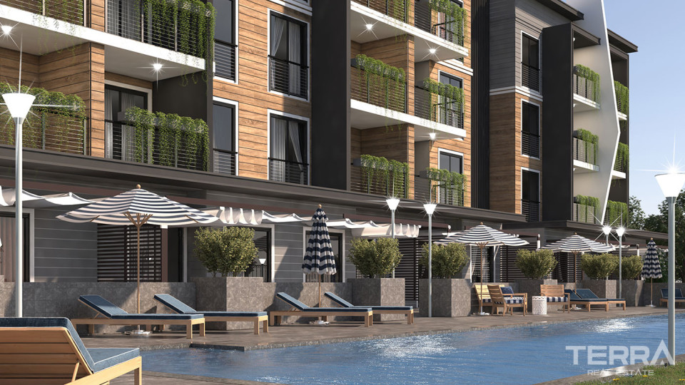 Luxury Flats Near Antalya Airport with Rich Facilities in Altıntaş