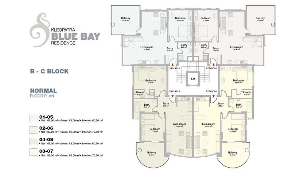 Alanya Apartments in City Center with Proximity to the Beach - 2676
