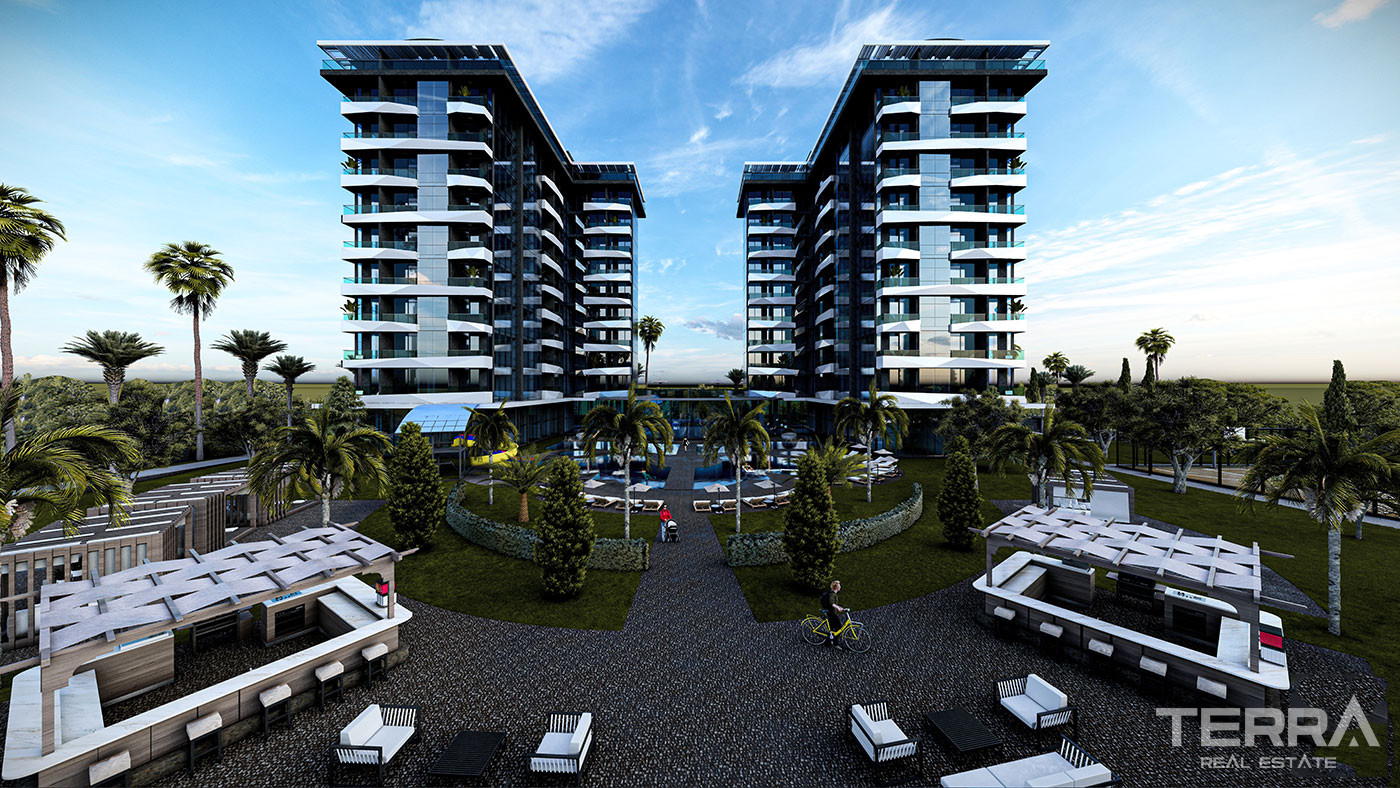 Apartments with 5-Star Hotel Facilities for Sale in Alanya, Turkey - 75642