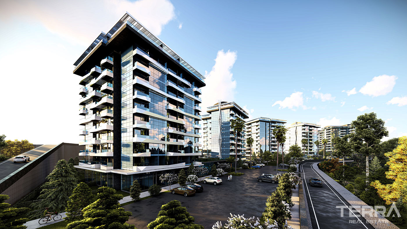 Apartments with 5-Star Hotel Facilities for Sale in Alanya, Turkey - 75643