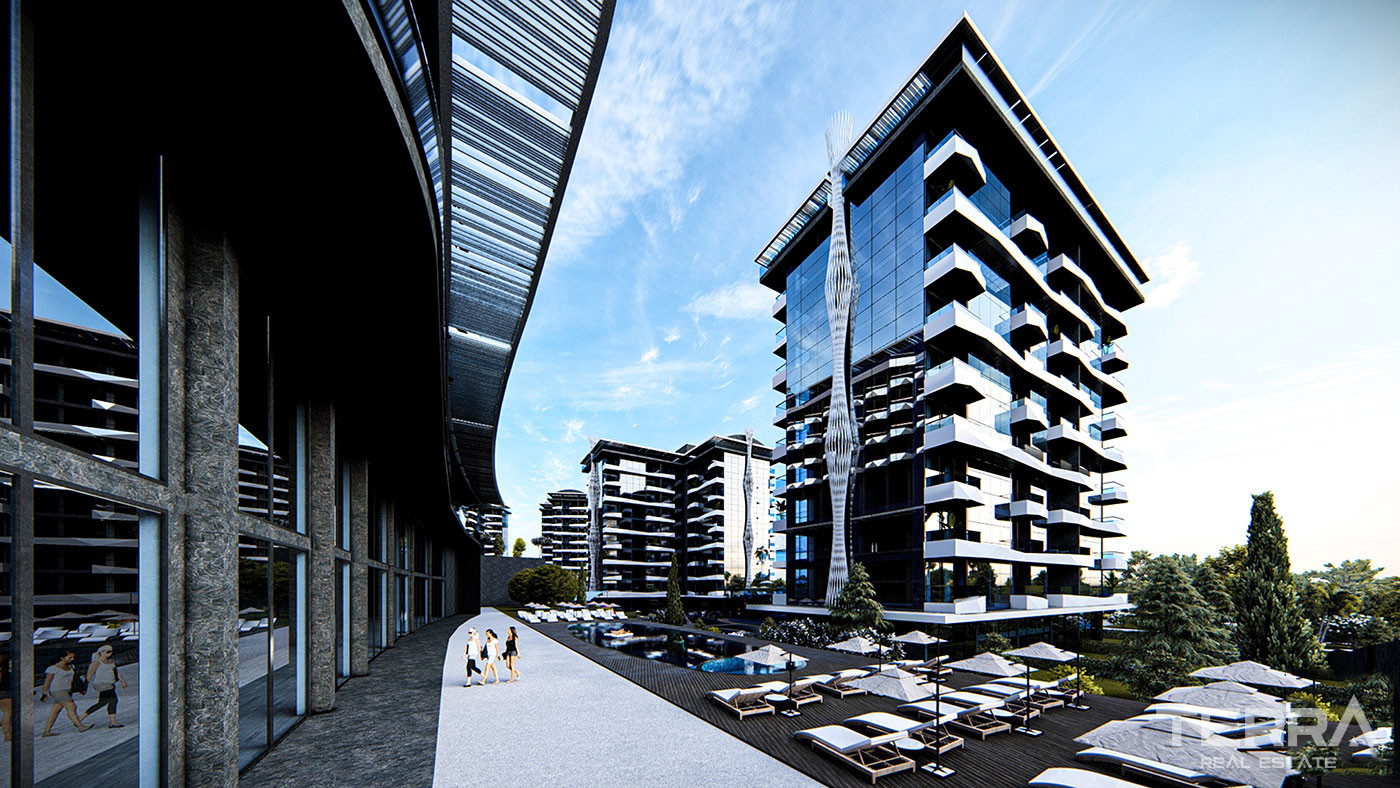 Apartments with 5-Star Hotel Facilities for Sale in Alanya, Turkey - 75646