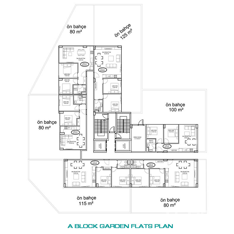 Apartments with 5-Star Hotel Facilities for Sale in Alanya, Turkey - 75649