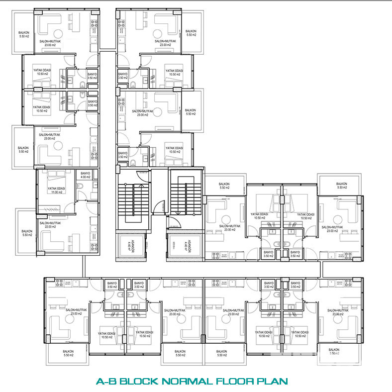 Apartments with 5-Star Hotel Facilities for Sale in Alanya, Turkey - 75650