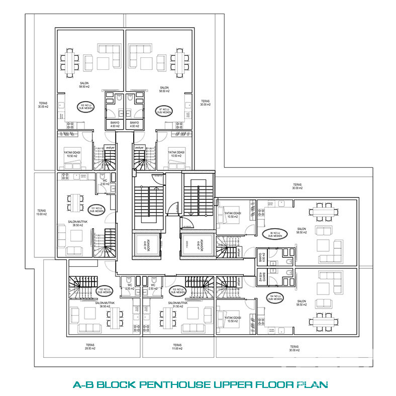 Apartments with 5-Star Hotel Facilities for Sale in Alanya, Turkey - 75652