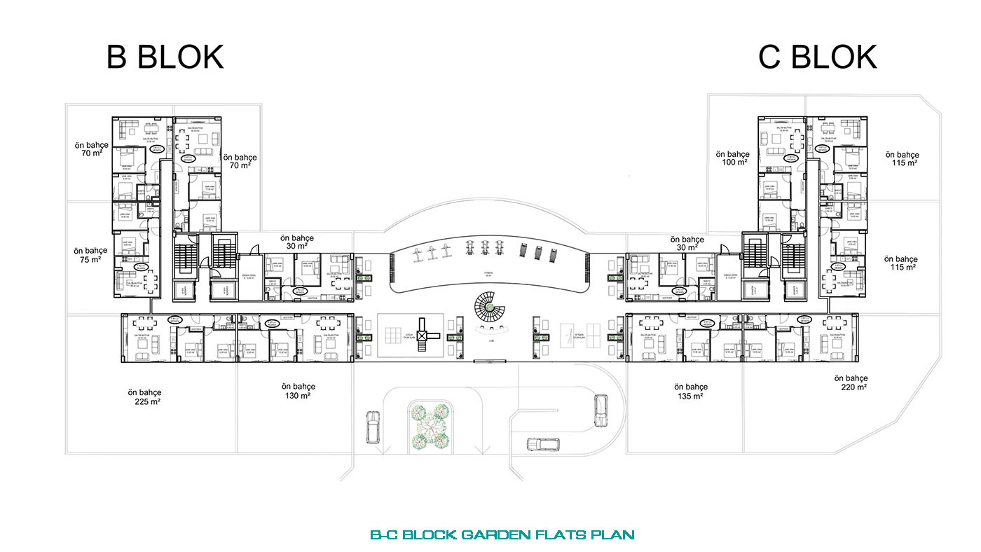 Apartments with 5-Star Hotel Facilities for Sale in Alanya, Turkey - 75653
