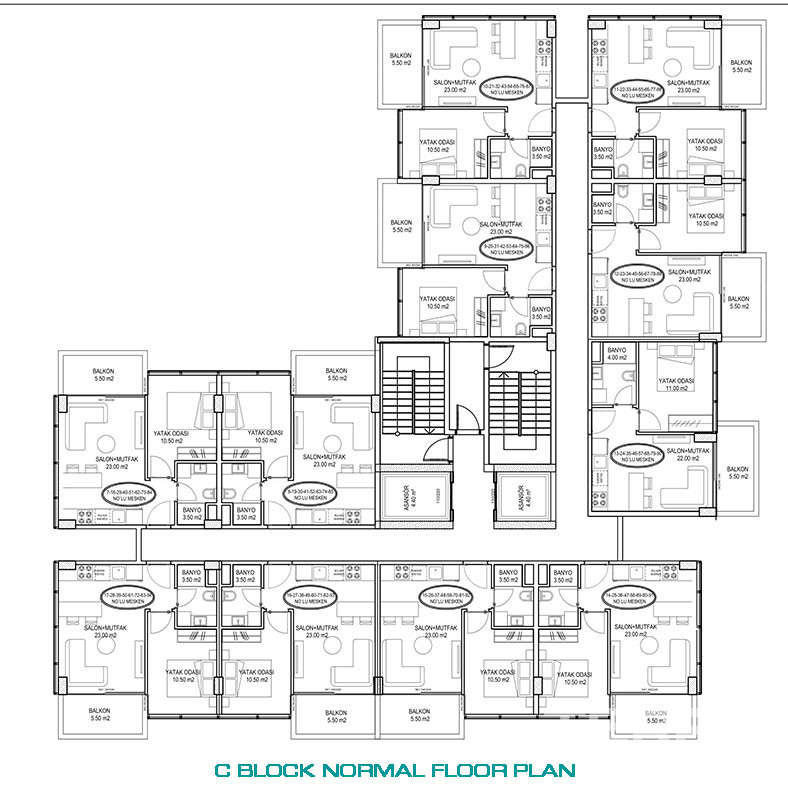 Apartments with 5-Star Hotel Facilities for Sale in Alanya, Turkey - 75655