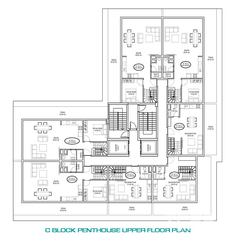 Apartments with 5-Star Hotel Facilities for Sale in Alanya, Turkey - 75656