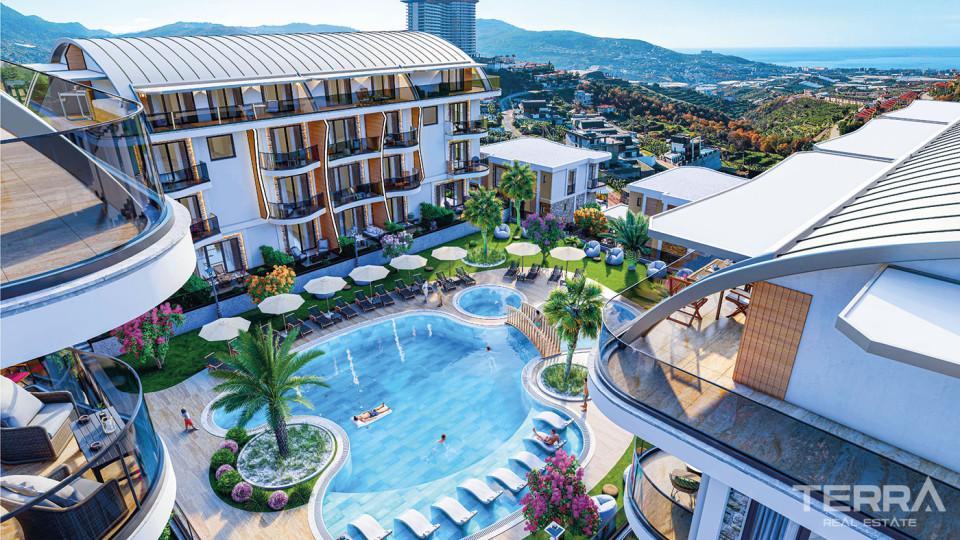 Smart Sea View Alanya Apartments in a Peaceful Neighborhood