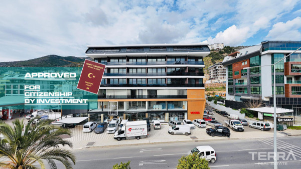 Sea View Apartments in the Center of Alanya, 450 m from the Beach