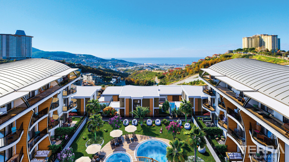 Smartly Designed Alanya Villas with Sea View and Private Infinity Pool