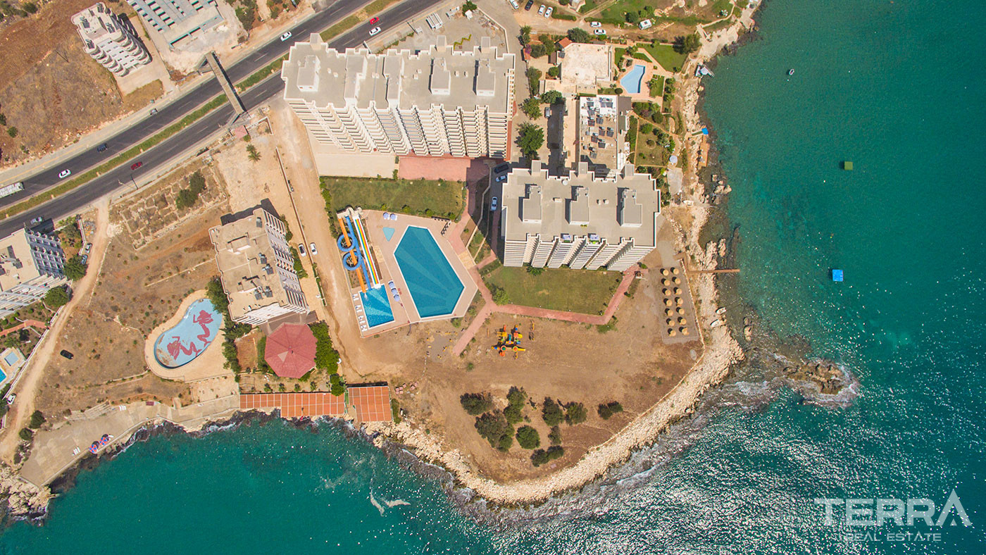 Turnkey Flats by the Sea Equipped with Top Quality Materials in Mersin - 75809