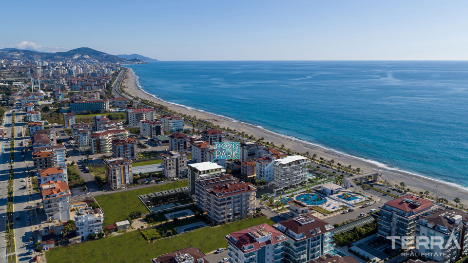 Sea View Alanya Apartment Near the Beach with Top Quality Materials
