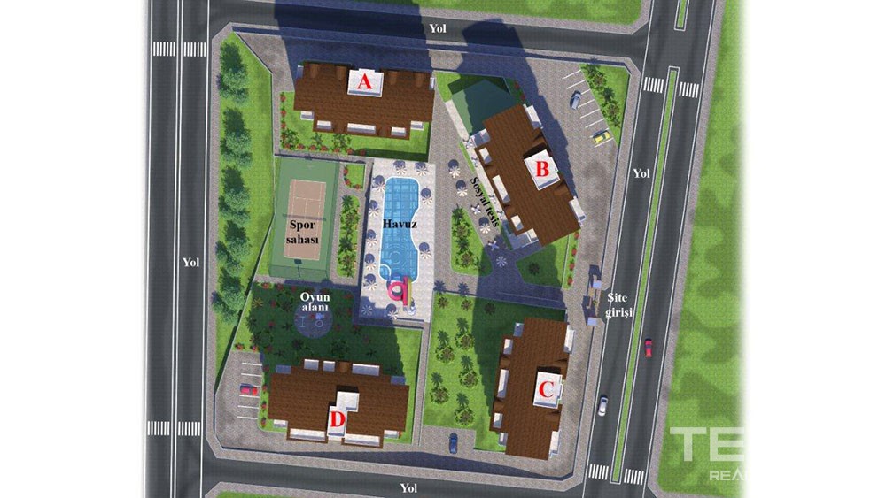Alanya, Avsallar, Orion Garden'da Satılık Daireler - 2727
