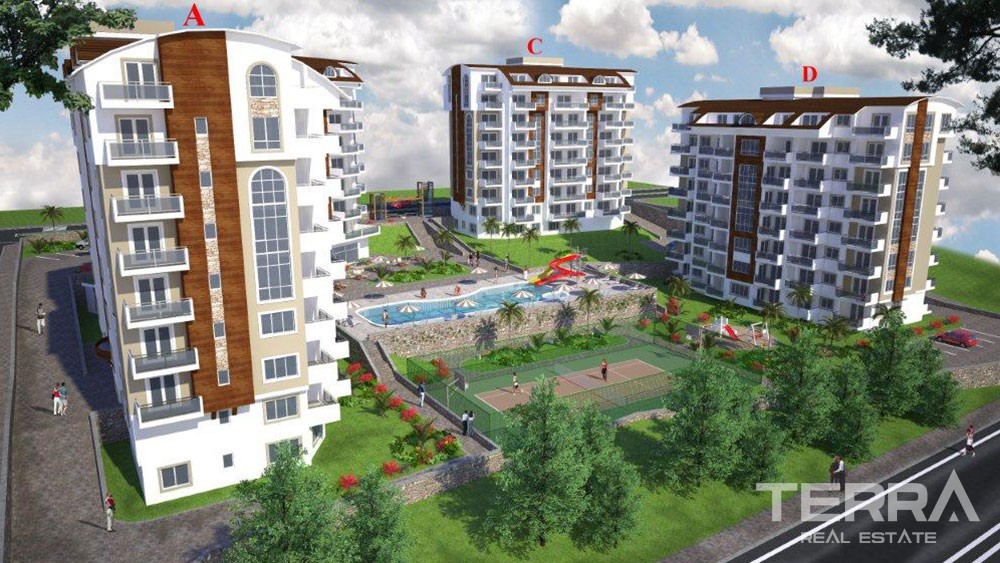 Alanya, Avsallar, Orion Garden'da Satılık Daireler - 2729