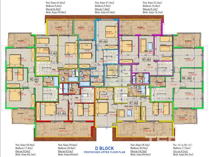 Alanya, Avsallar, Orion Garden'da Satılık Daireler - 2744