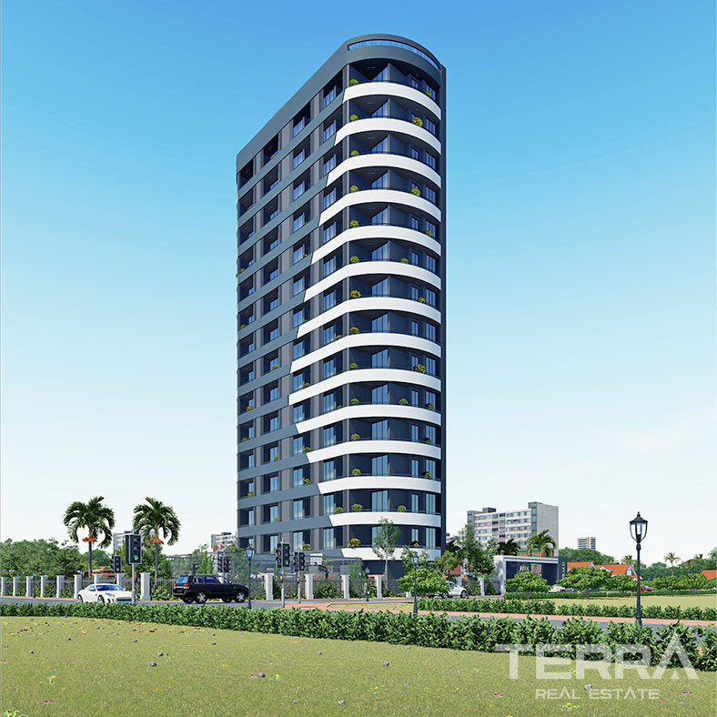 Modernly Designed 1+1 Apartments with Sea View in Mersin, Erdemli - 75890