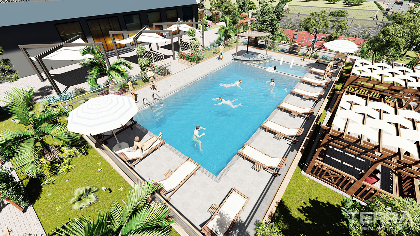 Modernly Designed 1+1 Apartments with Sea View in Mersin, Erdemli - 75897