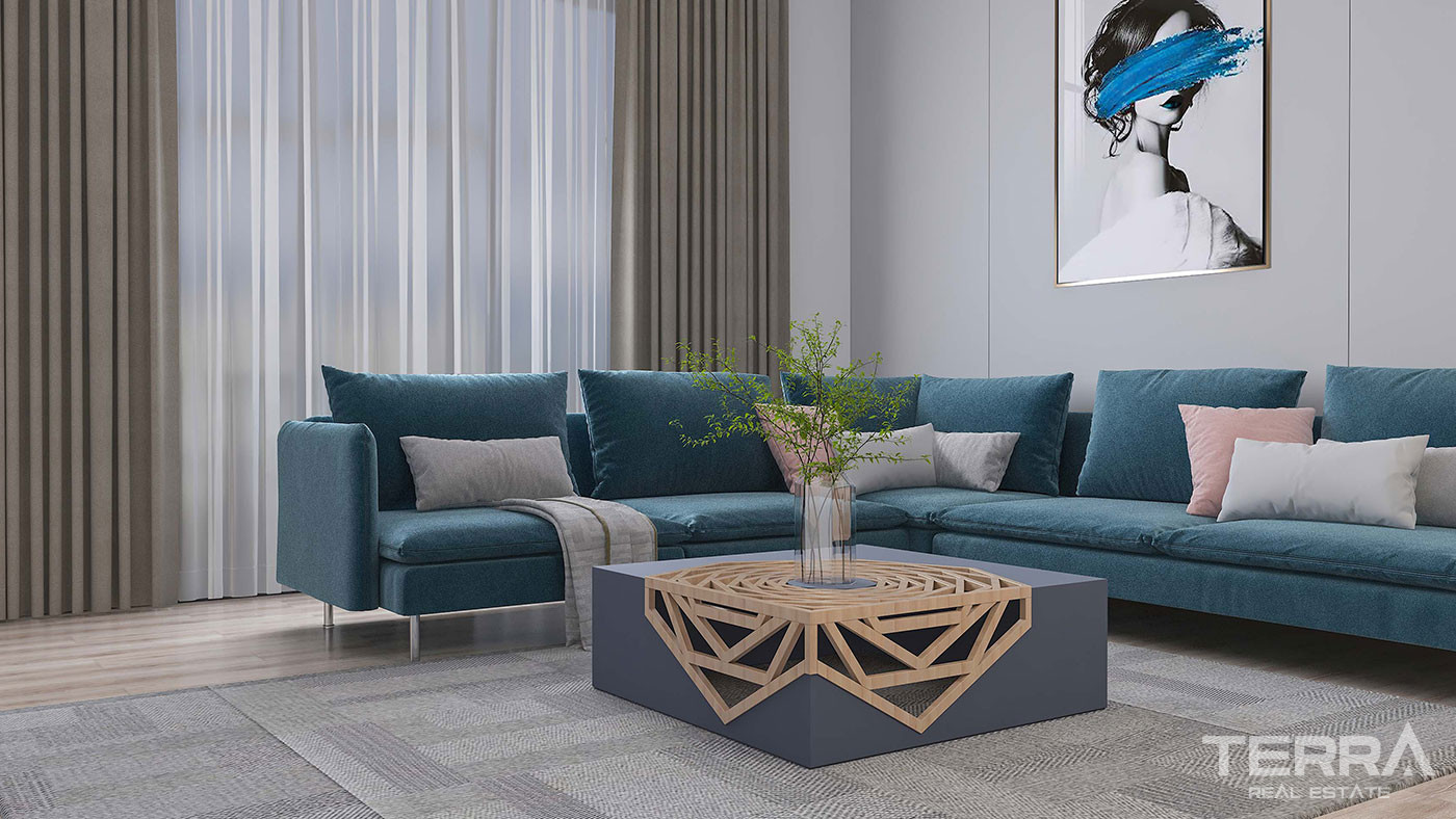 Modernly Designed 1+1 Apartments with Sea View in Mersin, Erdemli - 75902