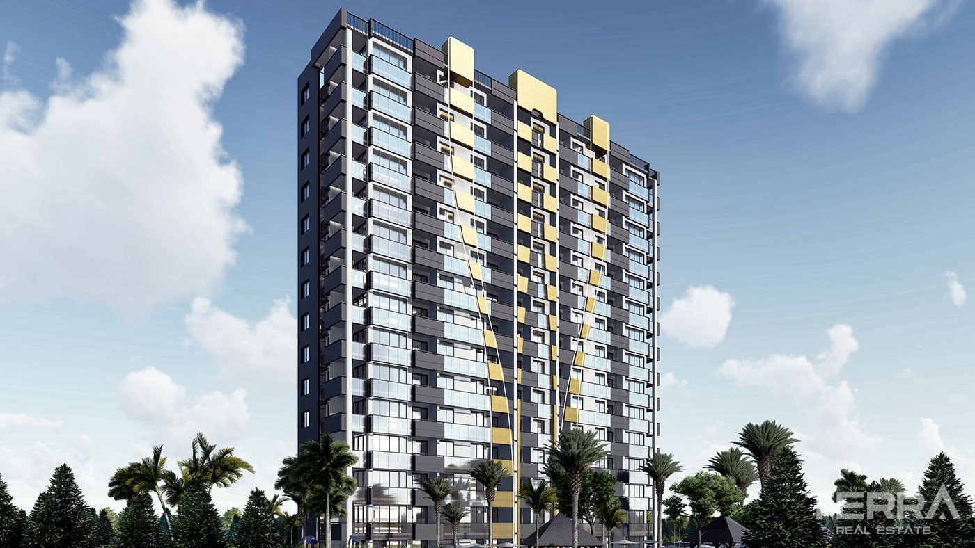 Luxury Flats Close to the Sea and City Center in Mersin, Mezitli - 75914