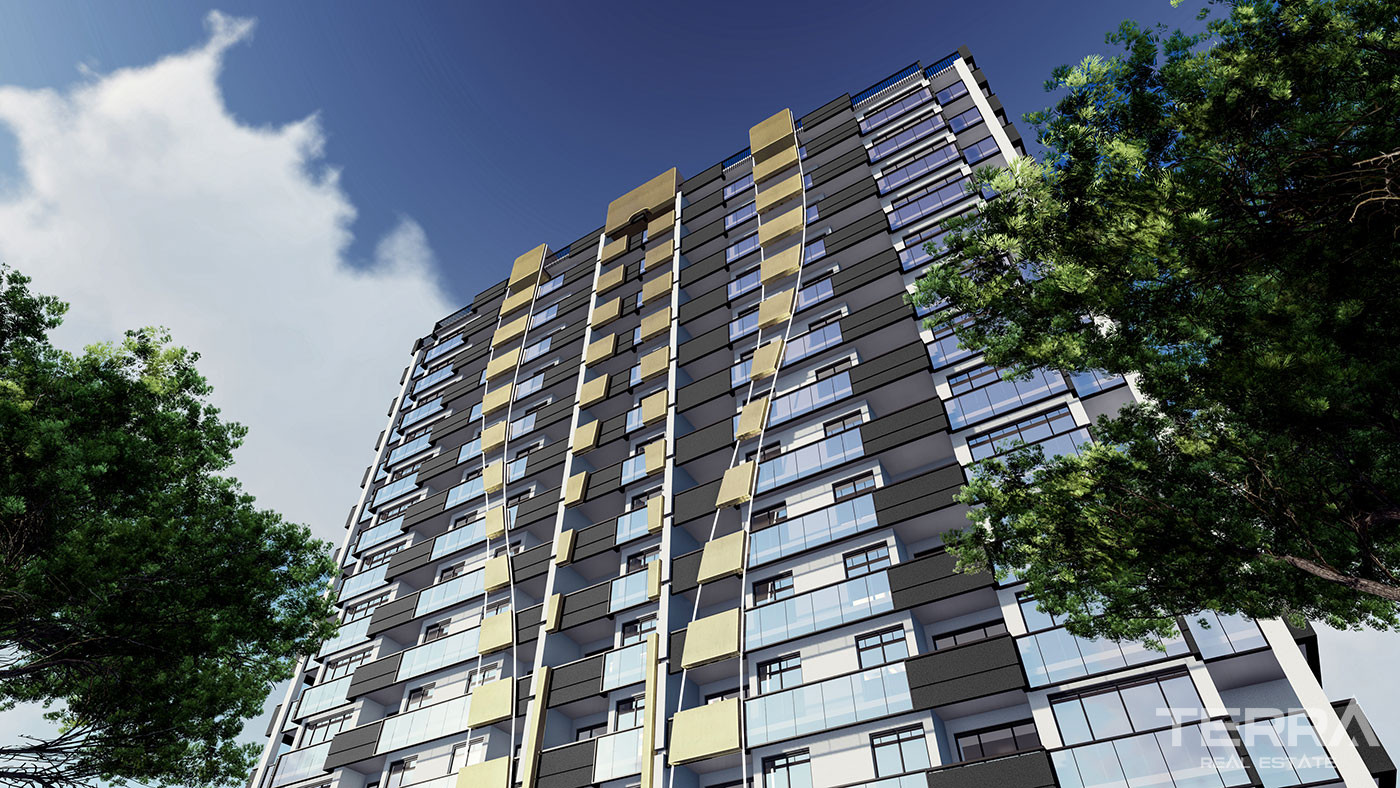 Luxury Flats Close to the Sea and City Center in Mersin, Mezitli - 75915