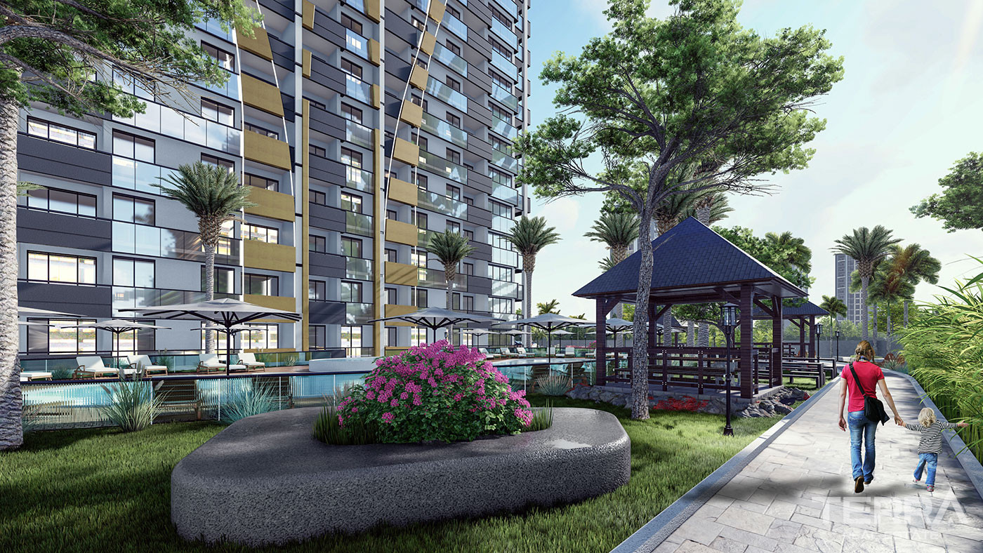 Luxury Flats Close to the Sea and City Center in Mersin, Mezitli - 75916