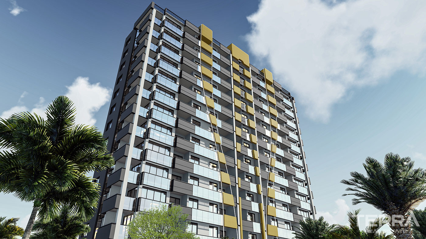 Luxury Flats Close to the Sea and City Center in Mersin, Mezitli - 75919