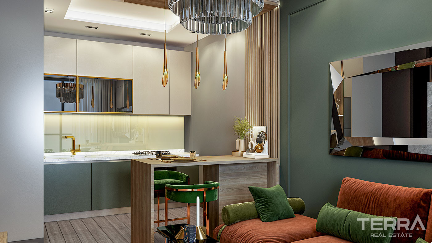 Luxury Flats Close to the Sea and City Center in Mersin, Mezitli - 75921