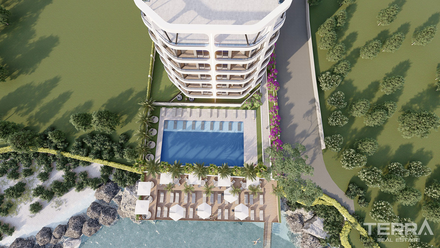 Seafront Apartments in an Ultra-Lux Complex in Erdemli, Mersin - 75962