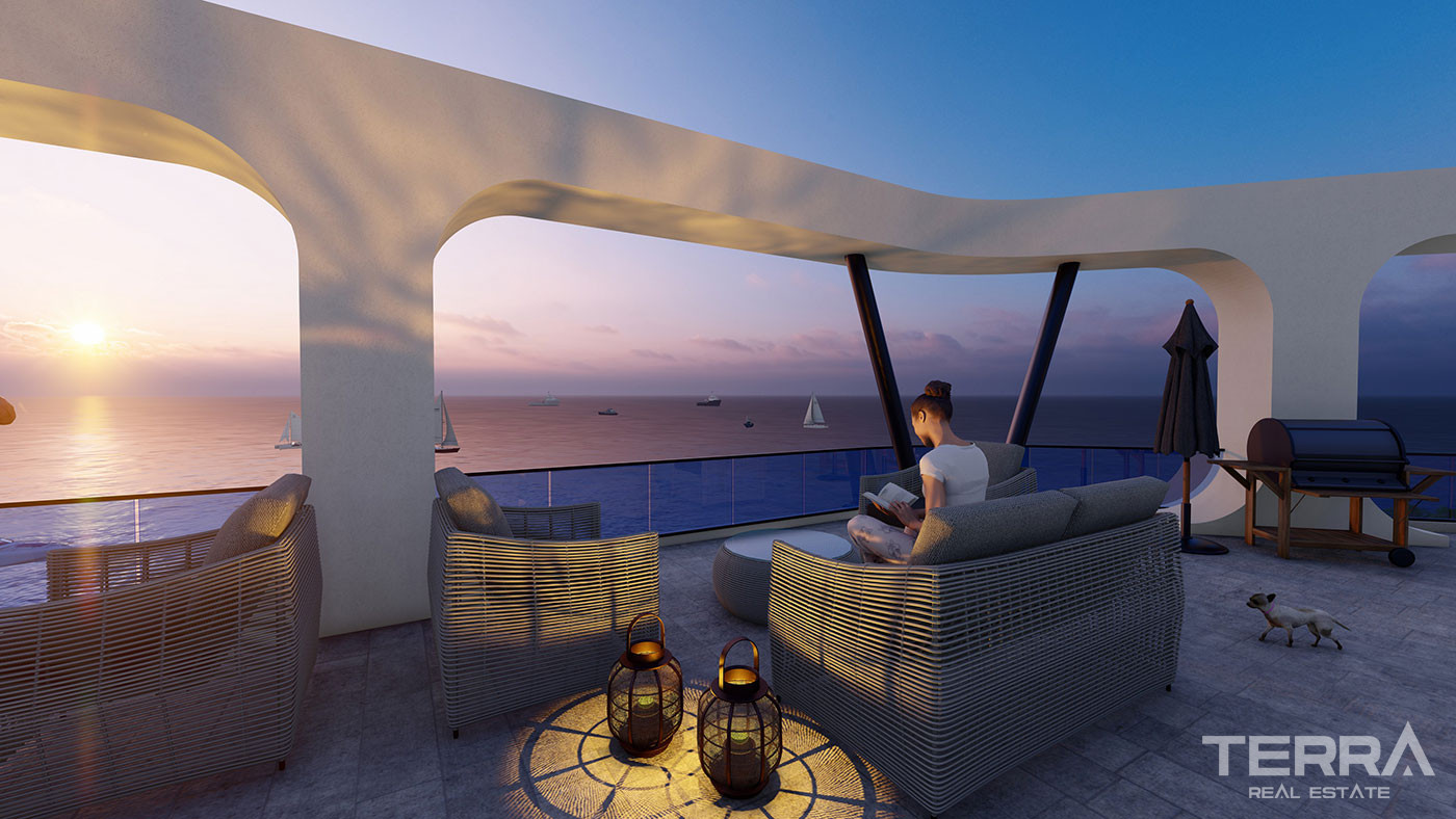 Seafront Apartments in an Ultra-Lux Complex in Erdemli, Mersin - 75963