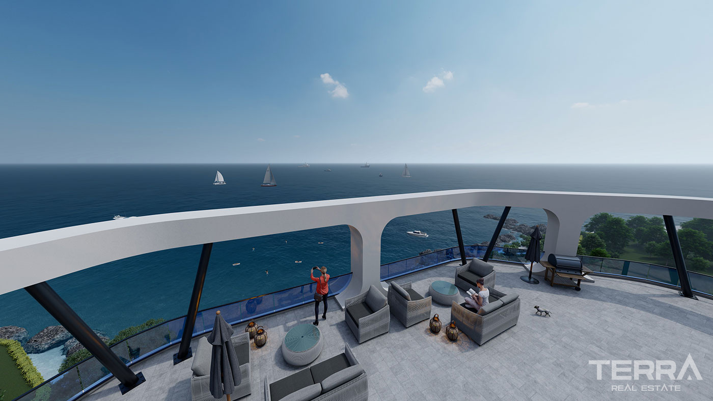 Seafront Apartments in an Ultra-Lux Complex in Erdemli, Mersin - 75964