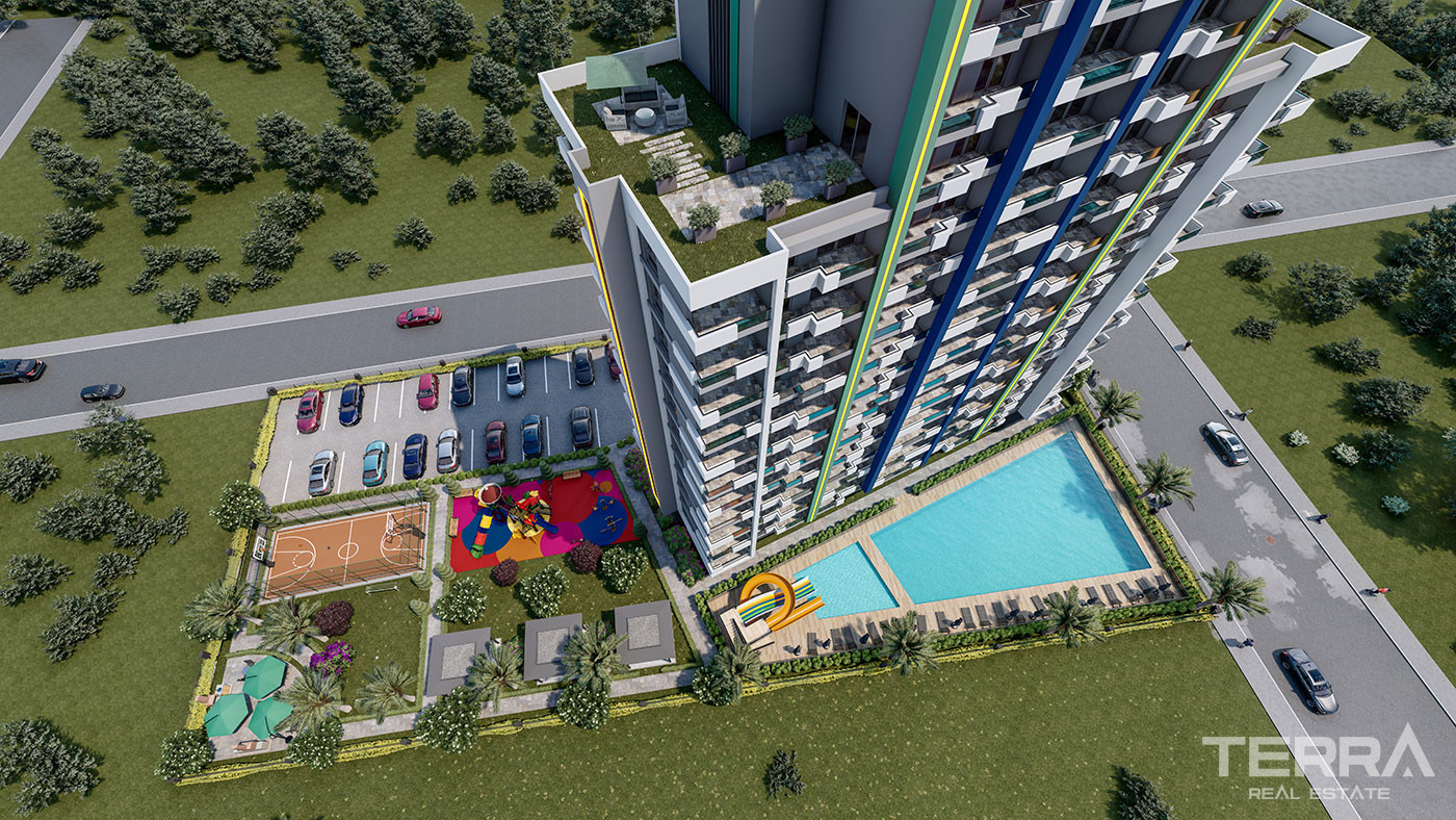 Mersin Apartments mit Meerblick in der Nähe des Stadtzentrums und des Meeres in Mezitli - 75943