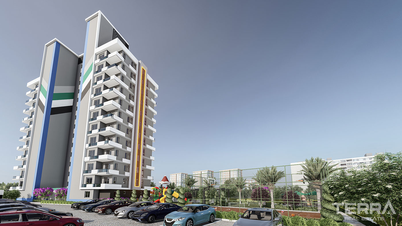 Mersin Apartments mit Meerblick in der Nähe des Stadtzentrums und des Meeres in Mezitli - 75944