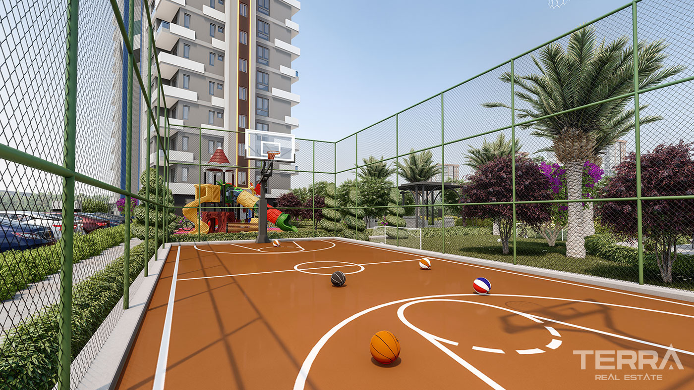 Mersin Apartments mit Meerblick in der Nähe des Stadtzentrums und des Meeres in Mezitli - 75947