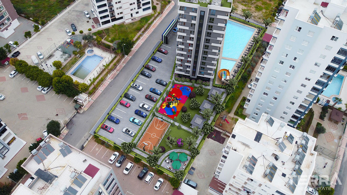 Mersin Apartments mit Meerblick in der Nähe des Stadtzentrums und des Meeres in Mezitli - 75948