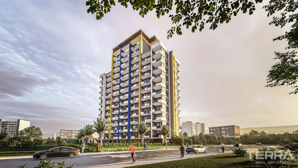Sea View Mersin Apartments Close to the City Center and Sea in Mezitli