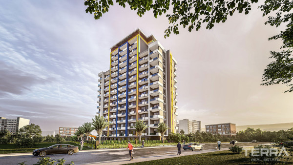Sea View Mersin Apartments Close to the City Center and Sea in Mezitli