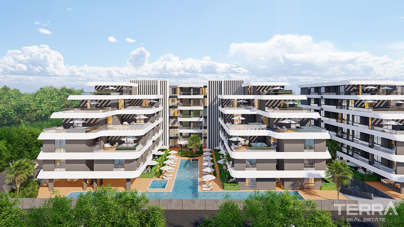 Smartly Designed Luxury Flats in Antalya with Private Beach - 75981