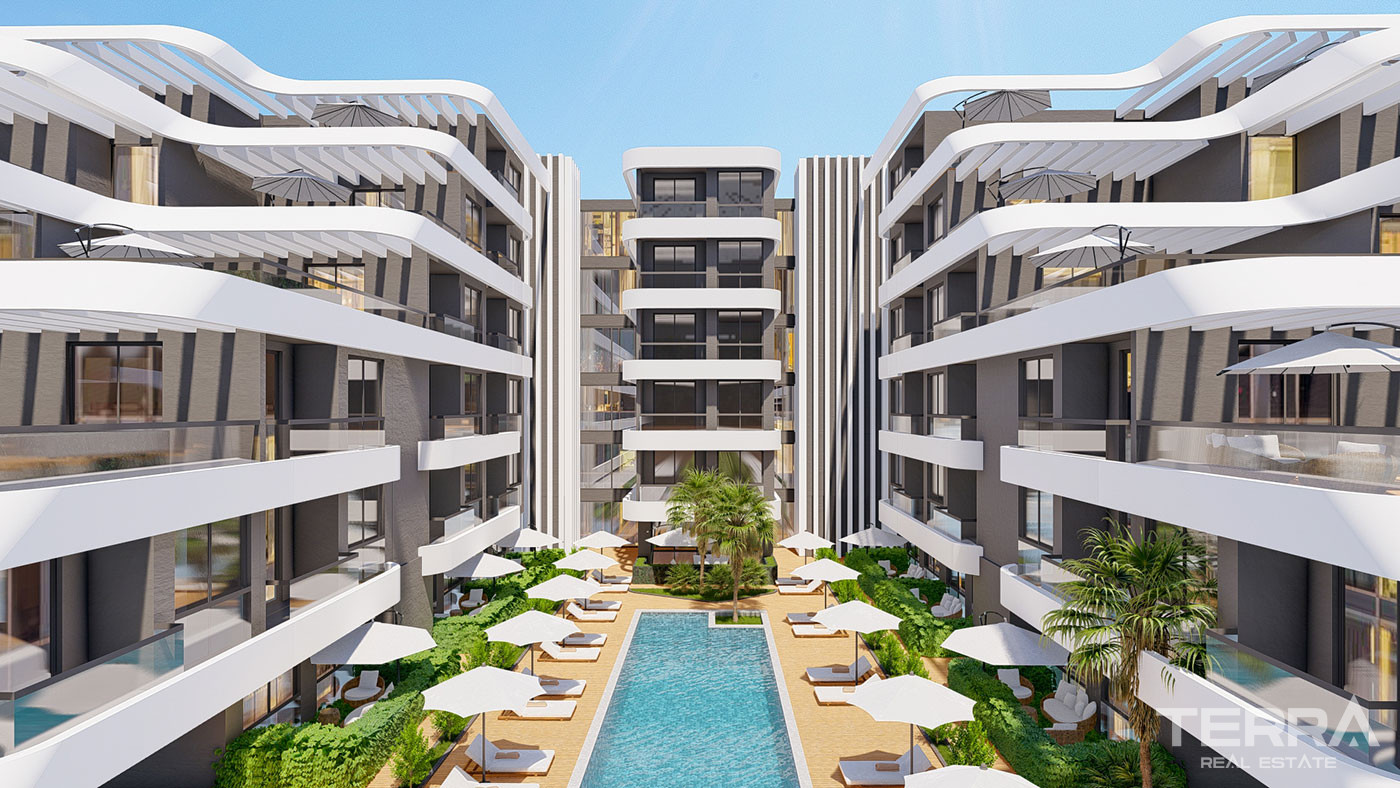 Smartly Designed Luxury Flats in Antalya with Private Beach - 75983