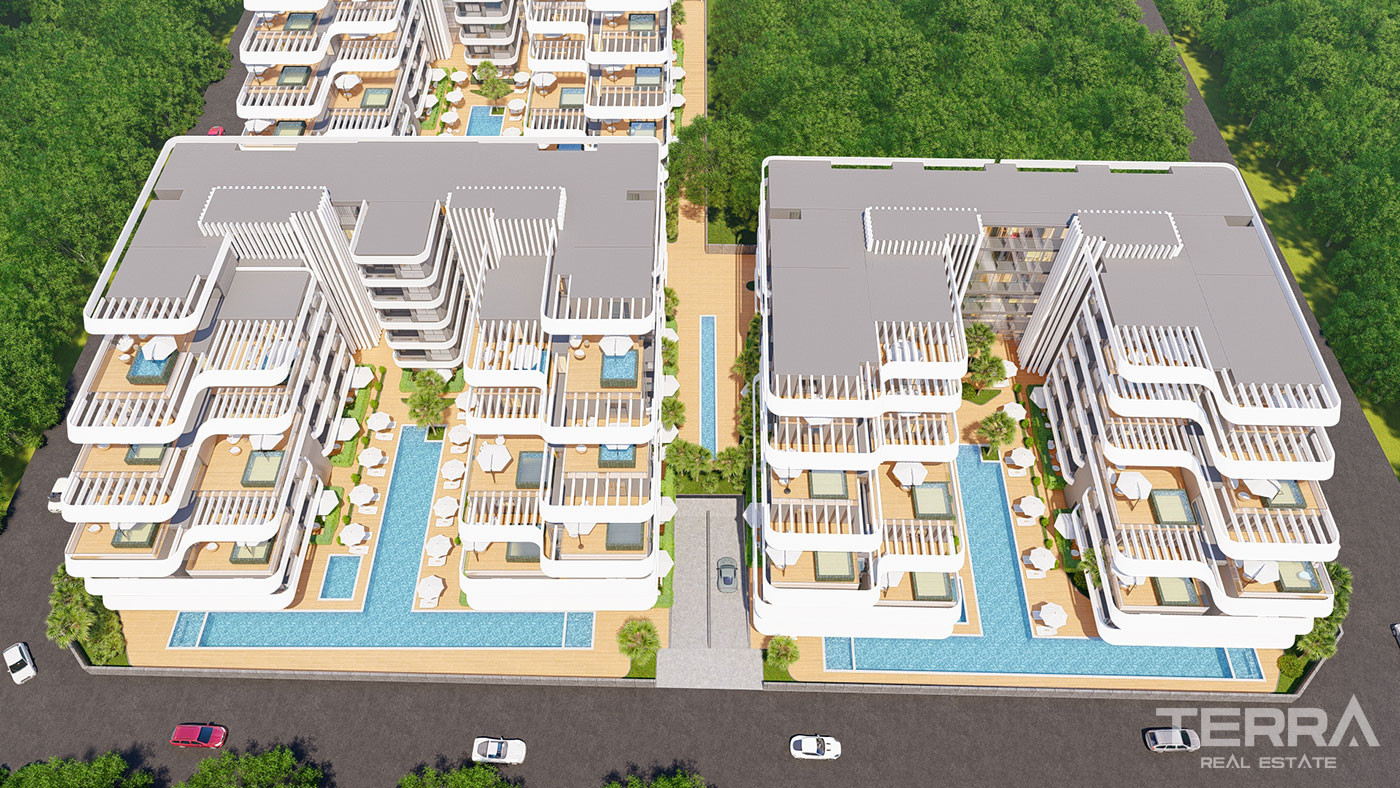 Smartly Designed Luxury Flats in Antalya with Private Beach - 75986