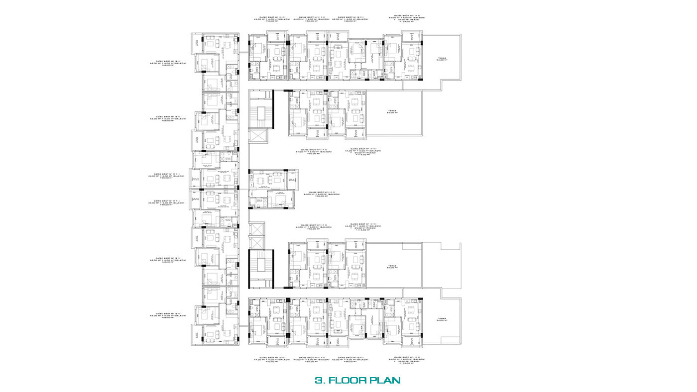 Smartly Designed Luxury Flats in Antalya with Private Beach - 75992