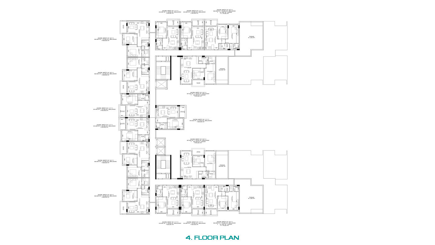 Smartly Designed Luxury Flats in Antalya with Private Beach - 75993