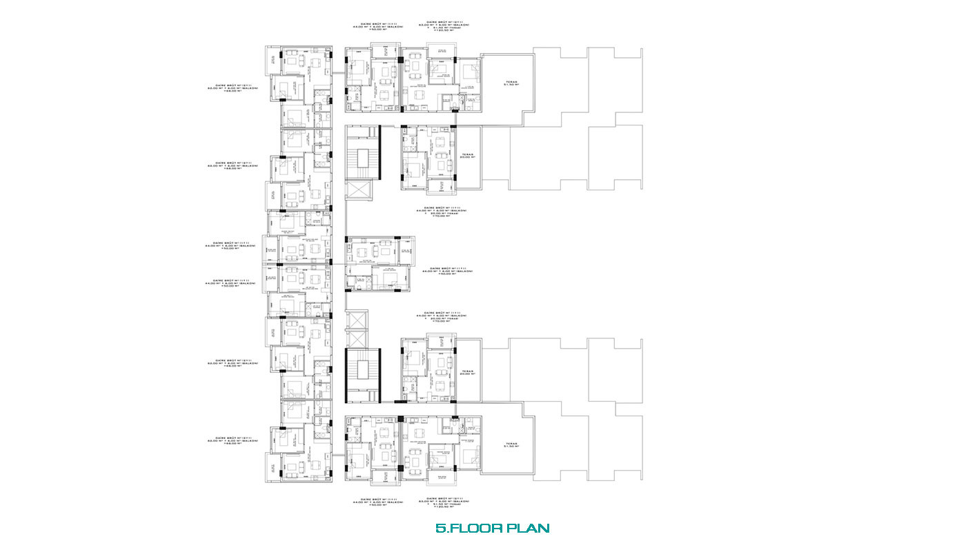 Smartly Designed Luxury Flats in Antalya with Private Beach - 75994