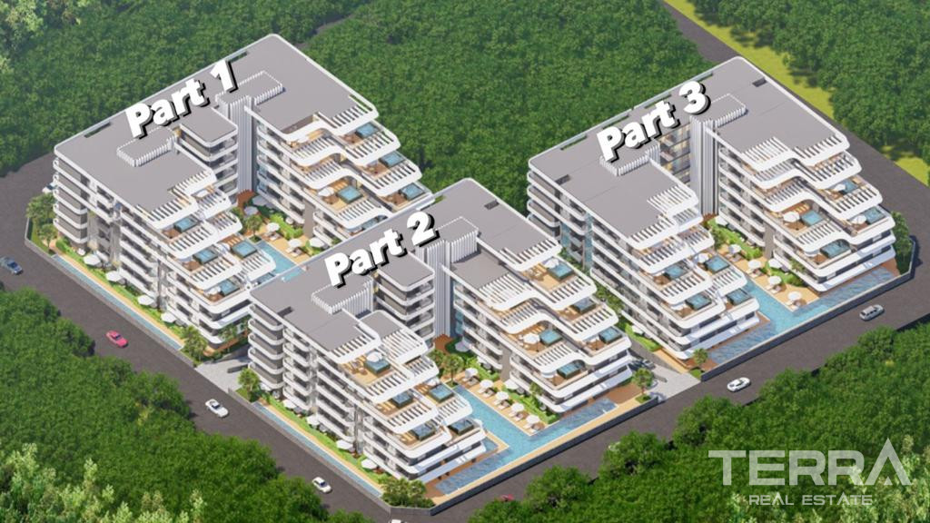 Smartly Designed Luxury Flats in Antalya with Private Beach - 92877