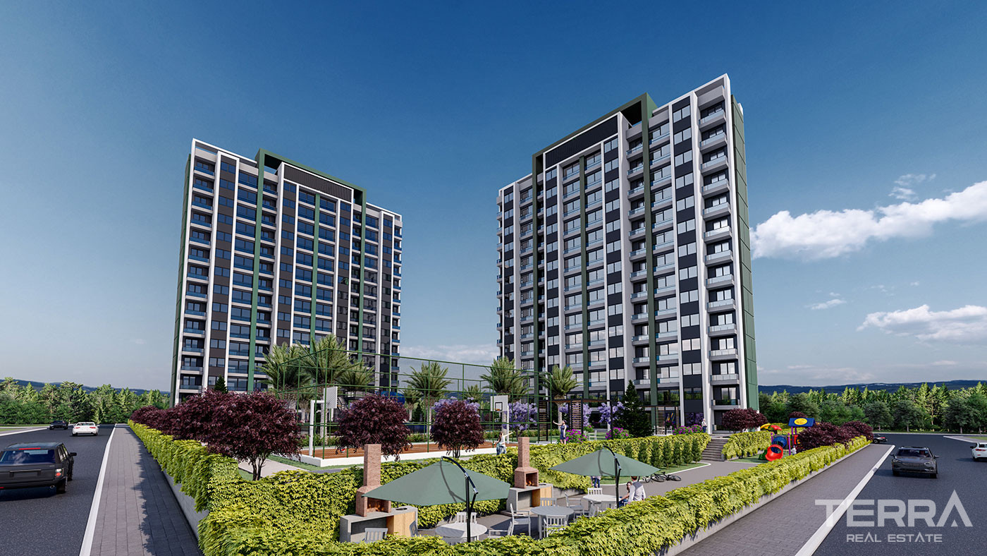 Luxurious Mersin Apartments in Mezitli Offering Many Social Facilities - 76069