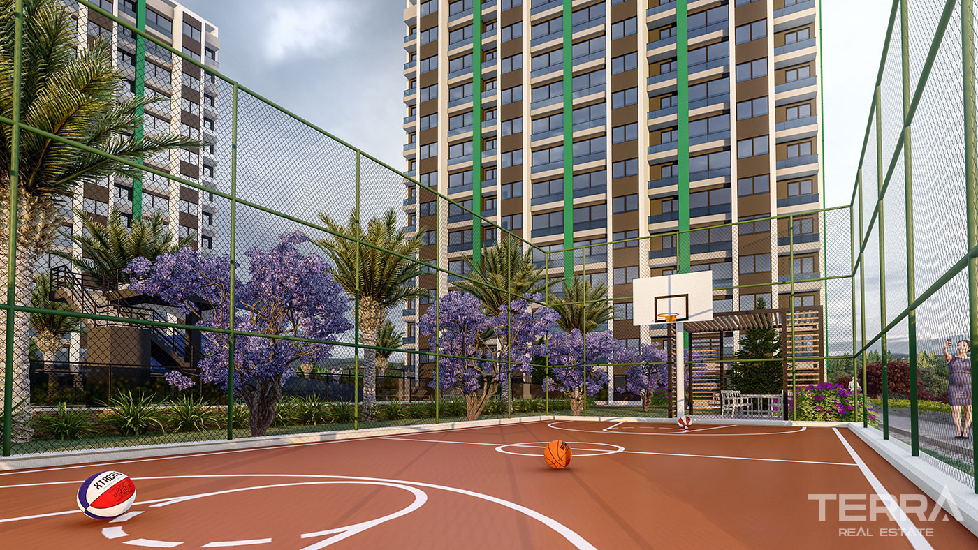 Luxurious Mersin Apartments in Mezitli Offering Many Social Facilities - 76078