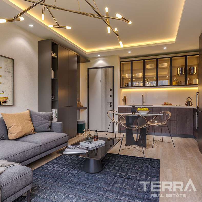 Luxurious Mersin Apartments in Mezitli Offering Many Social Facilities - 76082