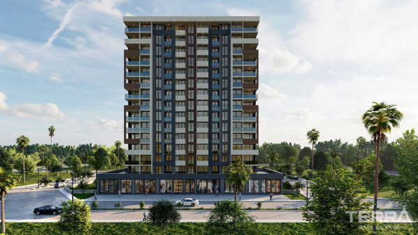 Apartamenty z widokiem na morze w Mersin Mezitli
