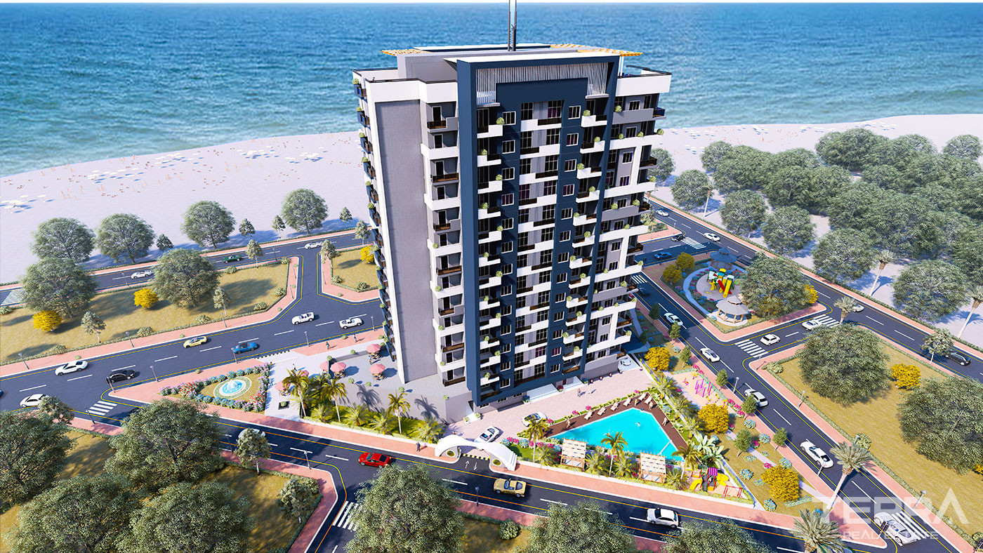 Sea View Flats with Top Class Materials in Mersin, Mezitli - 76268