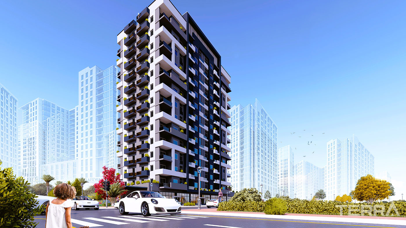 Sea View Flats with Top Class Materials in Mersin, Mezitli - 76269
