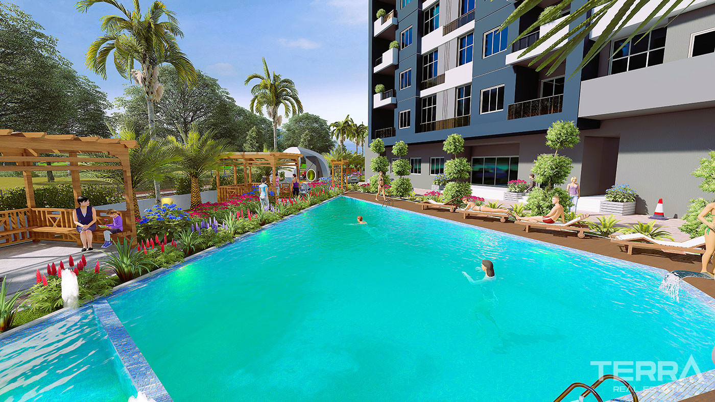 Sea View Flats with Top Class Materials in Mersin, Mezitli - 76270